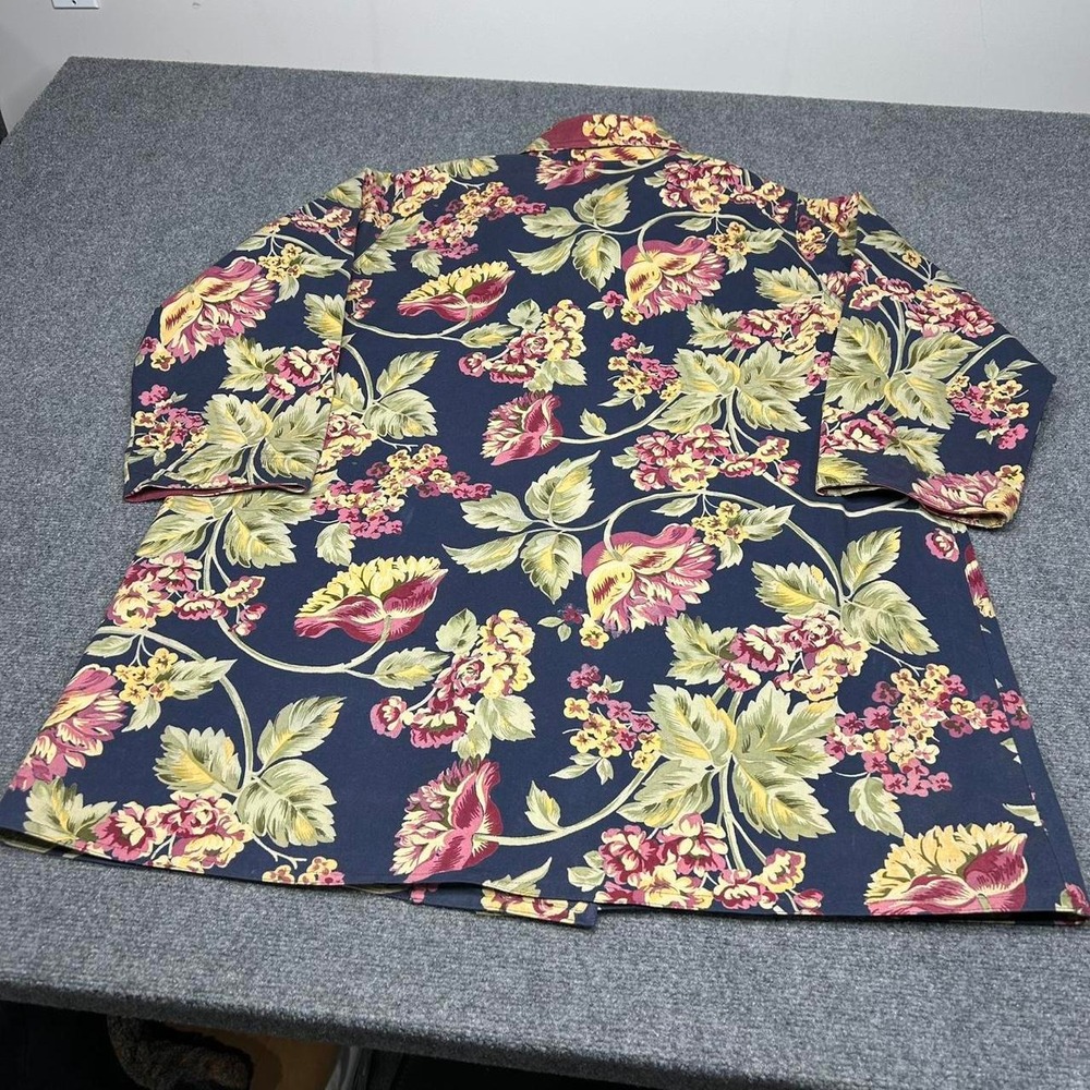 Vintage April Cornell Floral Button Jacket NWT Size Medium/Large - Picture 4 of 6